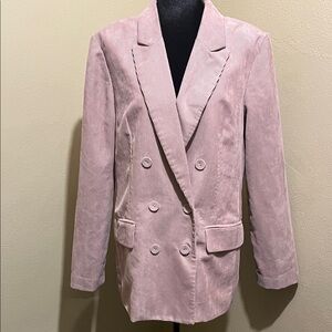 Leyden Women's Blush Corduroy Blazer